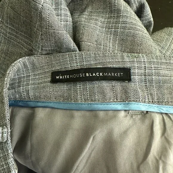 2/$30 White House Black Market The Slim Glen Plaid Trouser 12 #8090 - Picture 11 of 16